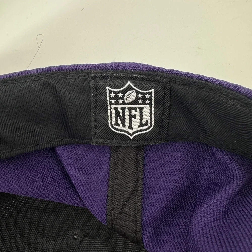 Minnesota Vikings 47 Brand NFL Hat Purple‎ Black Adjustable OSFA Baseball Cap